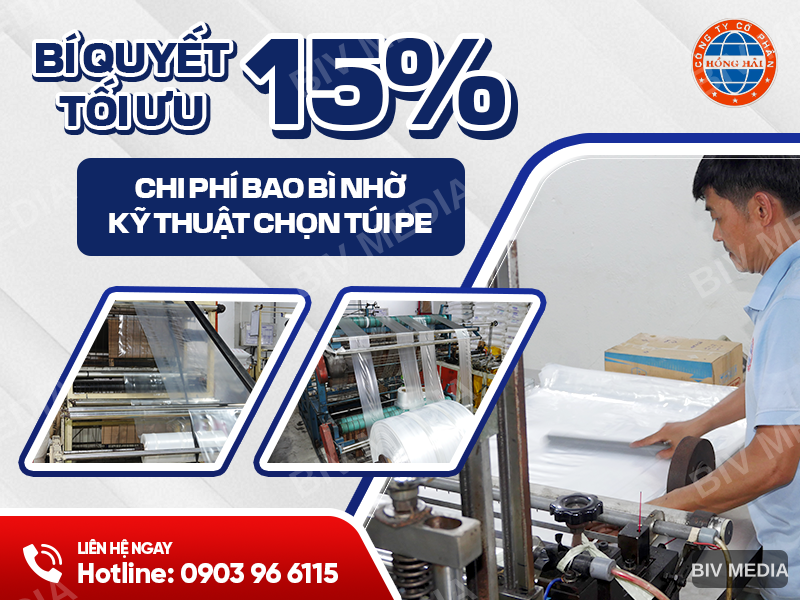 Bí Quyết Tối Ưu 15% Chi Phí Bao Bì Nhờ Kỹ Thuật Chọn Độ Dày Túi PE Phù Hợp